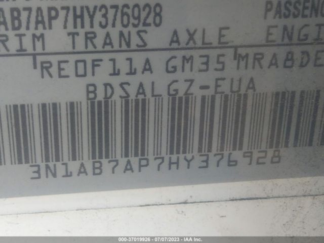 3N1AB7AP7HY376928 Nissan SENTRA SL