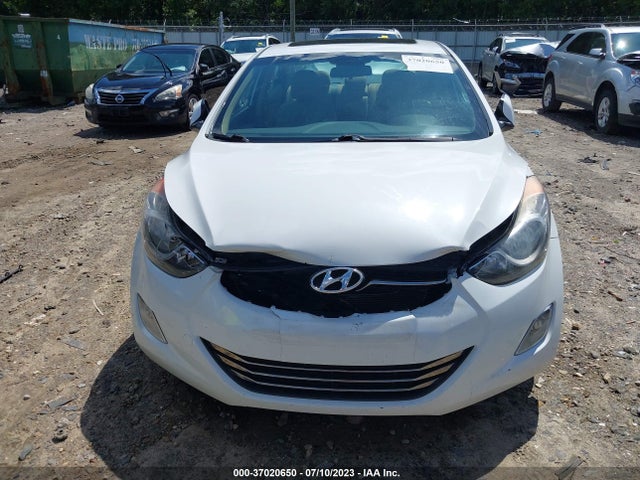 2013 HYUNDAI ELANTRA LIMITED PZEV VIN: 5NPDH4AE0DH184683