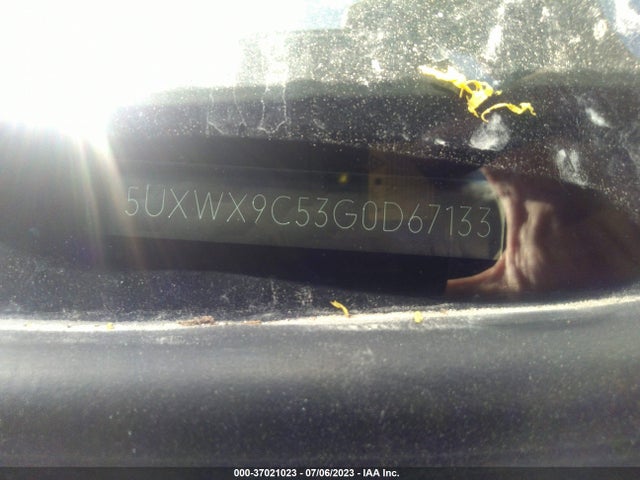 BMW X3 Xdrive28i 2016 5UXWX9C53G0D67133 Image 9