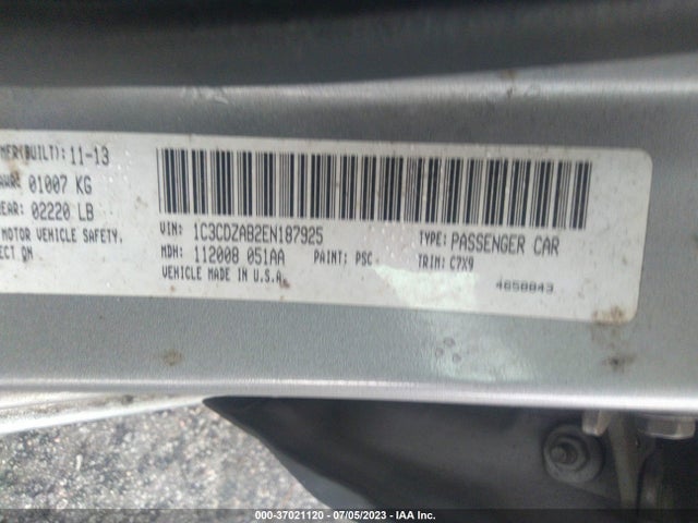 Dodge AVENGER SE 2014 1C3CDZAB2EN187925 Image 9