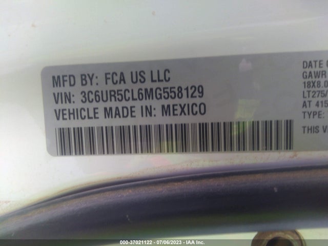 RAM 2500 Tradesman 2021 3C6UR5CL6MG558129 Image 9