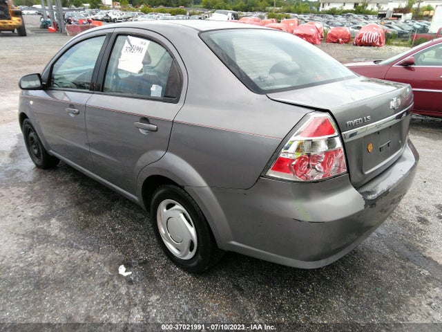 2007 CHEVROLET AVEO LS VIN: KL1TD56687B045932
