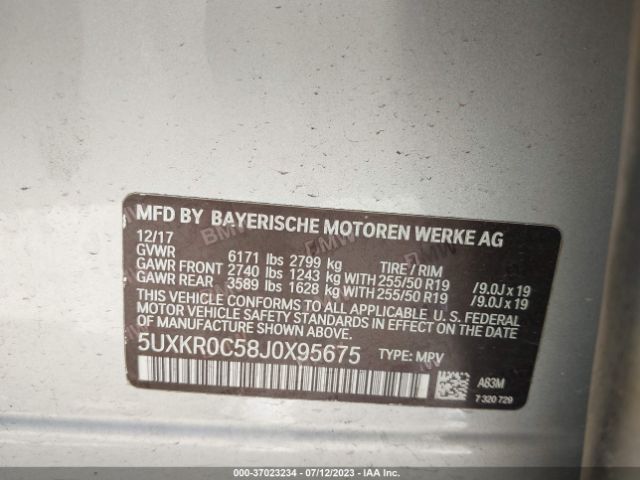 5UXKR0C58J0X95675 BMW X5 Xdrive35i
