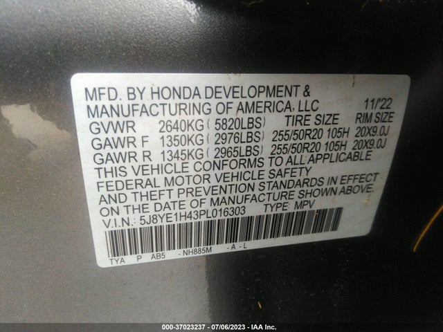 2023 Acura MDX, VIN: 5J8YE1H43PL016303