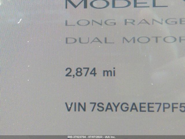 7SAYGAEE7PF594853 Tesla Model Y Long Range