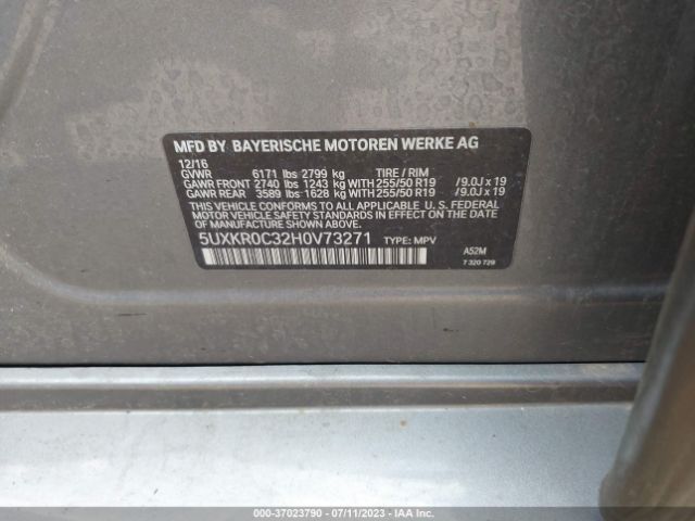 5UXKR0C32H0V73271 BMW X5 Xdrive35i