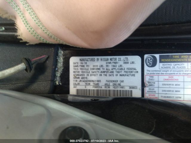 JN1AZ4EH6KM421865 Nissan 370Z COUPE