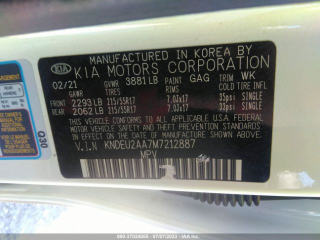 KNDEU2AA7M7212887 KIA SELTOS S