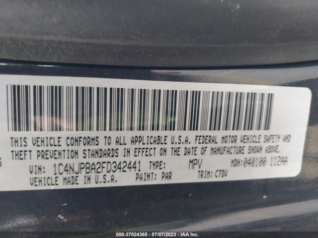 1C4NJPBA2FD342441 Jeep Patriot Altitude Edition