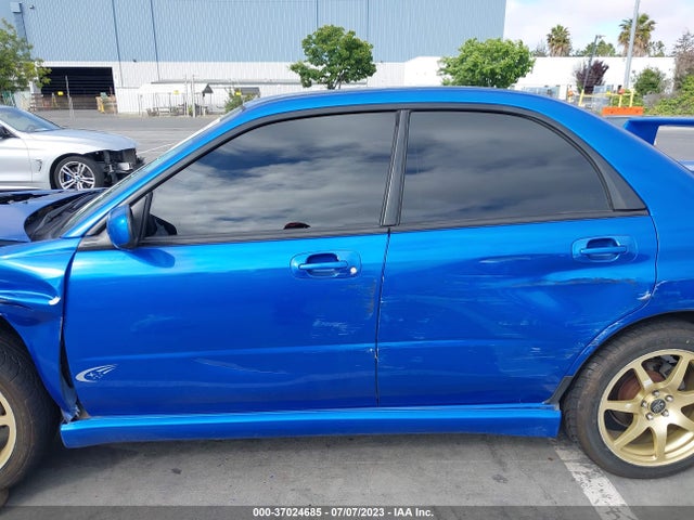 2004 SUBARU IMPREZA SEDAN WRX VIN: JF1GD29644H509575