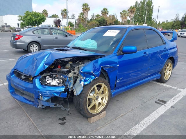 2004 SUBARU IMPREZA SEDAN WRX VIN: JF1GD29644H509575