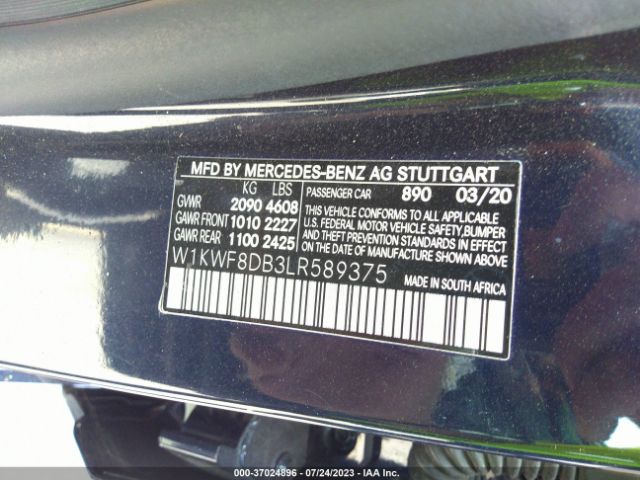 W1KWF8DB3LR589375 Mercedes-Benz C-class C 300