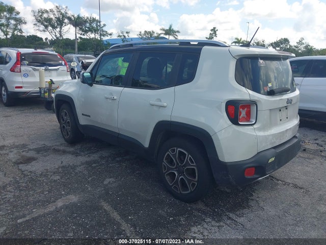 2016 JEEP RENEGADE LIMITED VIN: ZACCJADT5GPD73284