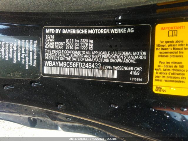 WBAYM9C56FD248433 BMW 6 Series 650i