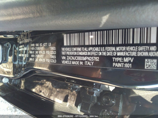 ZACNJCBBXMPN25762 Jeep Renegade Latitude