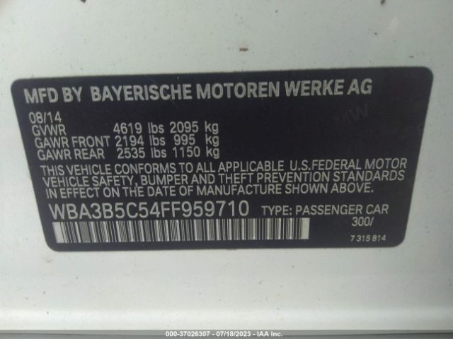 WBA3B5C54FF959710 BMW 3 Series 328i Xdrive