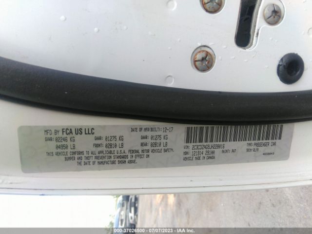 2C3CDZAG9JH228016 Dodge Challenger Sxt Plus