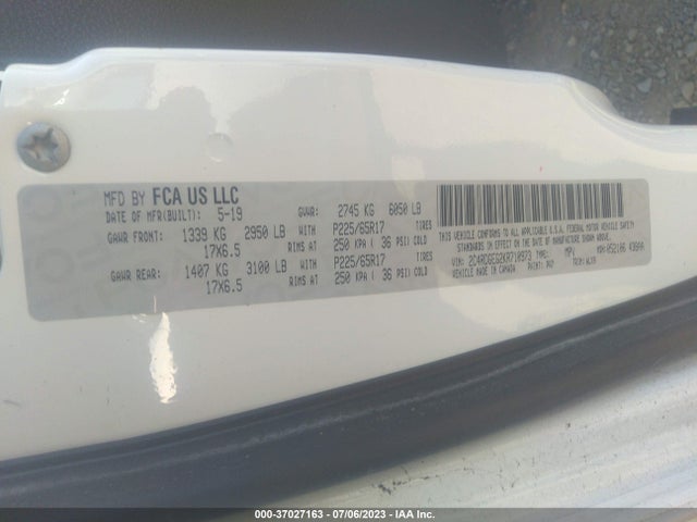 Dodge Grand Caravan Gt 2019 2C4RDGEG2KR710973 Image 9