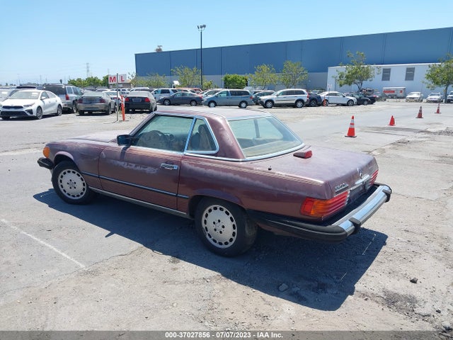 1986 MERCEDES-BENZ 560 SL VIN: WDBBA48D4GA054053
