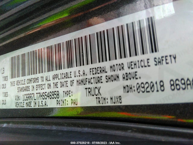 1C6RR7LT7HS546958 RAM 1500 Lone Star