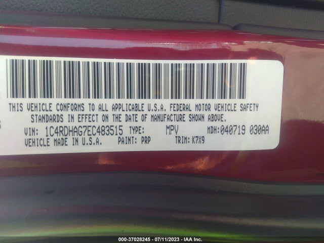 Dodge Durango Sxt 2014 1C4RDHAG7EC483515 Image 9