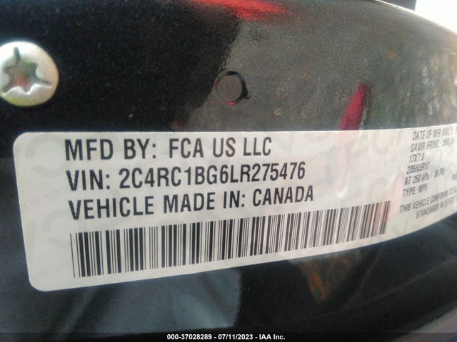 2C4RC1BG6LR275476 Chrysler Pacifica Touring L