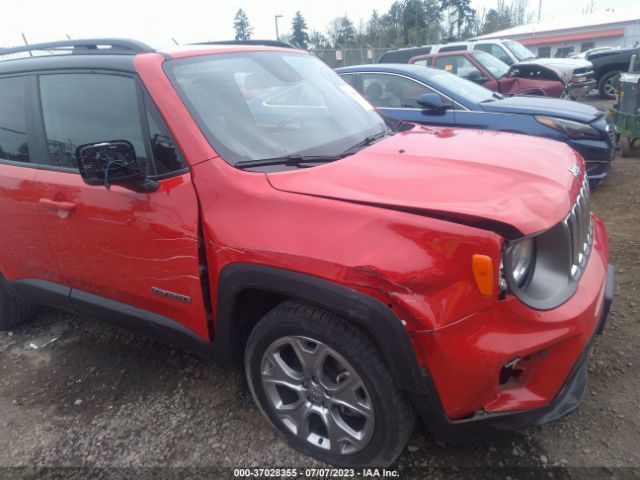 ZACNJAD1XLPL00863 Jeep Renegade Limited Fwd