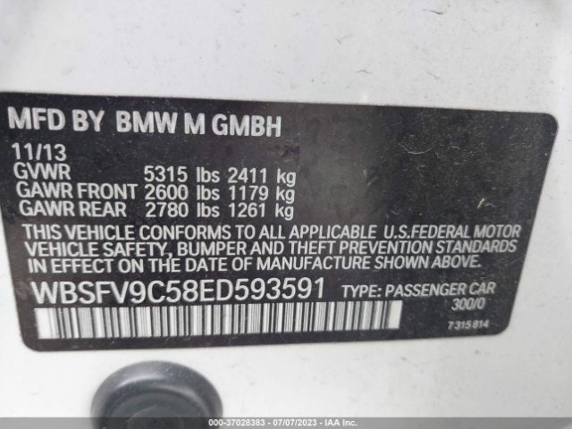 WBSFV9C58ED593591 BMW M5