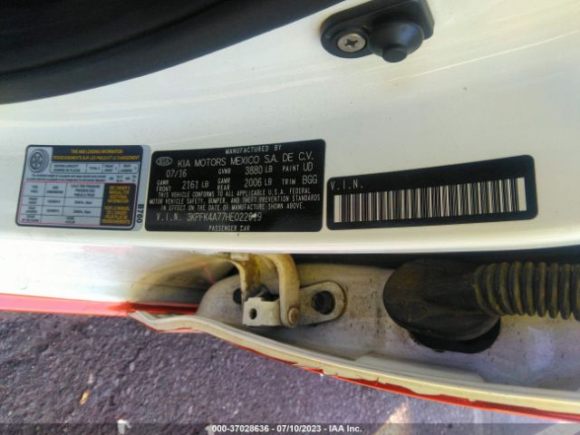 3KPFK4A77HE022619 KIA FORTE LX