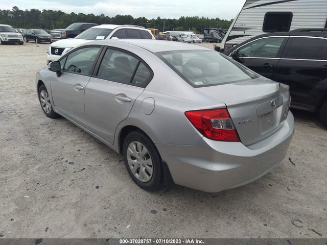 2012 HONDA CIVIC SDN LX VIN: 19XFB2F53CE015042