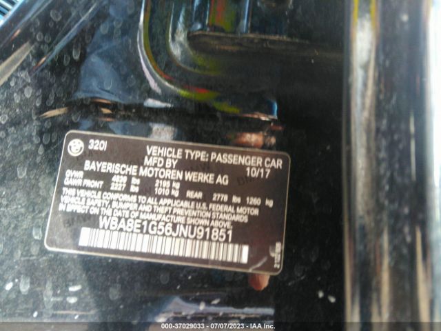WBA8E1G56JNU91851 BMW 3 Series 320i