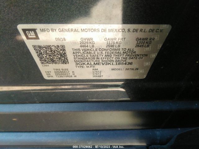 3GKALMEV3KL185436 GMC Terrain Sle