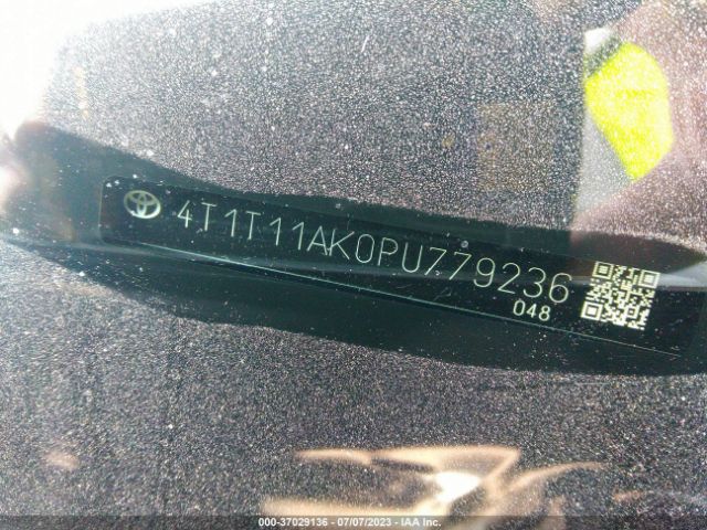 4T1T11AK0PU779236 Toyota CAMRY SE