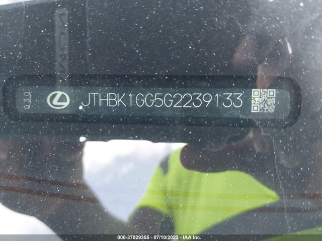 JTHBK1GG5G2239133 Lexus ES 350