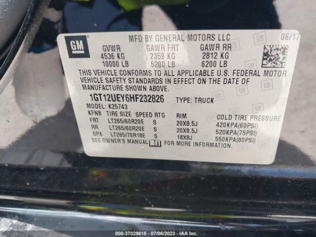 1GT12UEY6HF232826 GMC Sierra 2500hd Denali