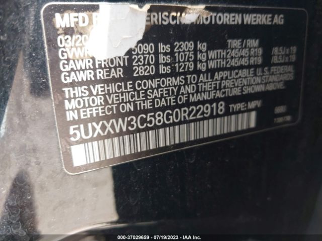 5UXXW3C58G0R22918 BMW X4 Xdrive28i