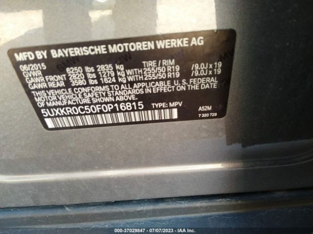5UXKR0C50F0P16815 BMW X5 Xdrive35i