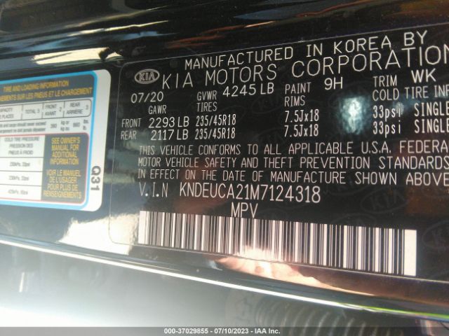 KNDEUCA21M7124318 KIA SELTOS S