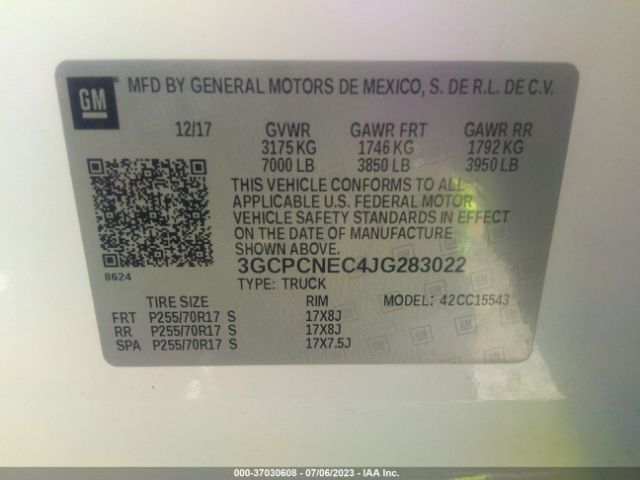 Chevrolet Silverado 1500 Work Truck 2018 3GCPCNEC4JG283022 Image 15