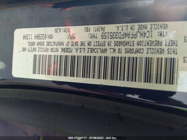 1C4NJPFA4FD335159 Jeep Patriot High Altitude Edition