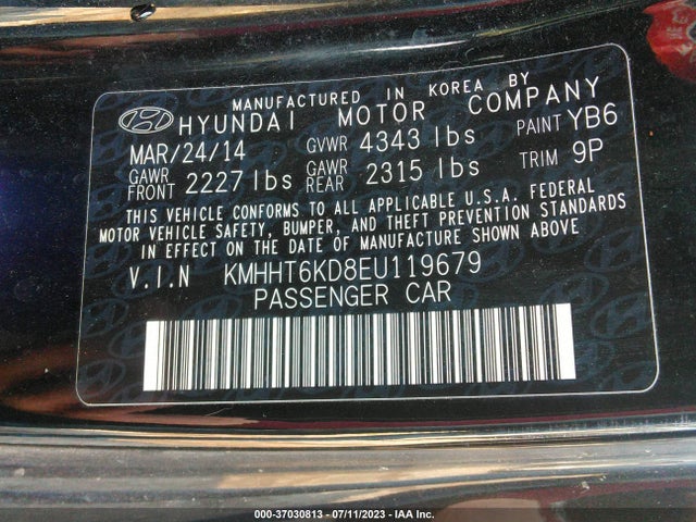 Hyundai Genesis Coupe 2.0t 2014 KMHHT6KD8EU119679 Image 16