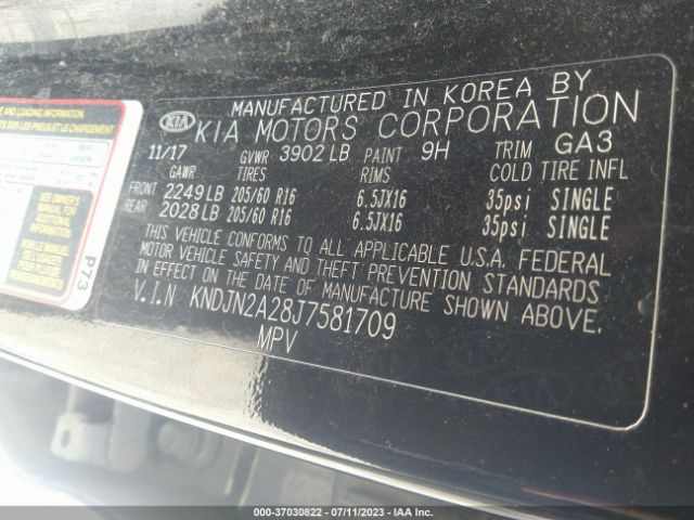 KNDJN2A28J7581709 KIA Soul