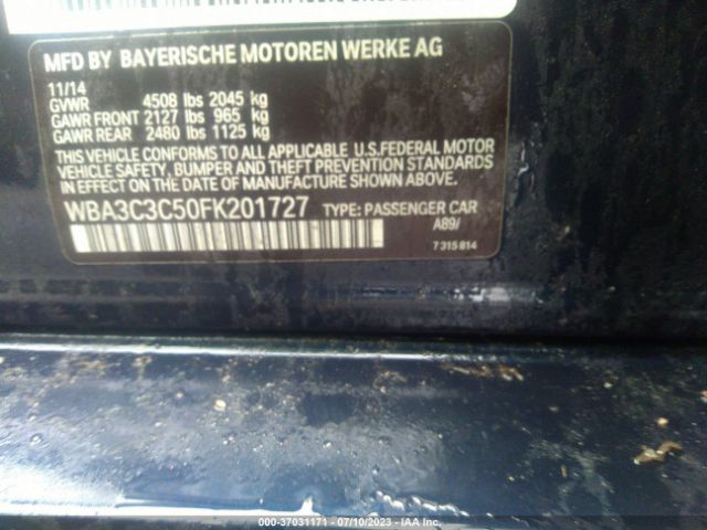 WBA3C3C50FK201727 BMW 3 Series 320i Xdrive