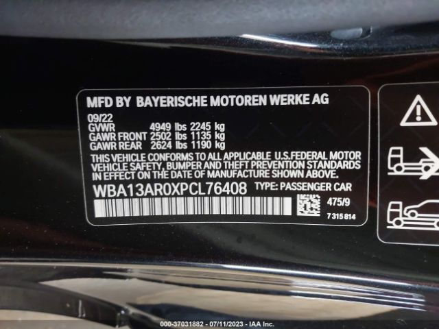 WBA13AR0XPCL76408 BMW 4 Series M440i Xdrive