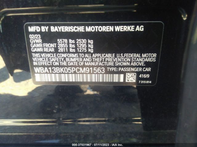WBA13BK05PCM91563 BMW 5 Series M550i Xdrive