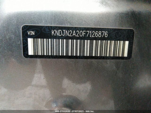 KNDJN2A20F7126876 KIA Soul Base
