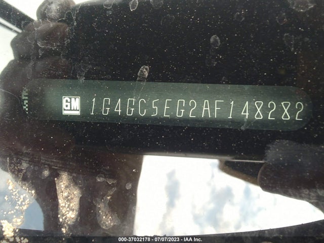 2010 BUICK LACROSSE CXL VIN: 1G4GC5EG2AF148282