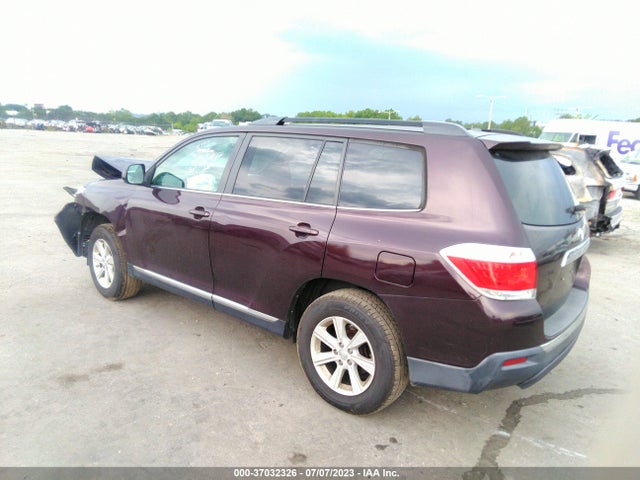 2012 TOYOTA HIGHLANDER VIN: 5TDBK3EH1CS108406