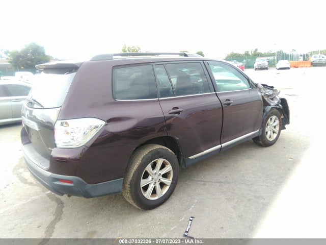 2012 TOYOTA HIGHLANDER VIN: 5TDBK3EH1CS108406