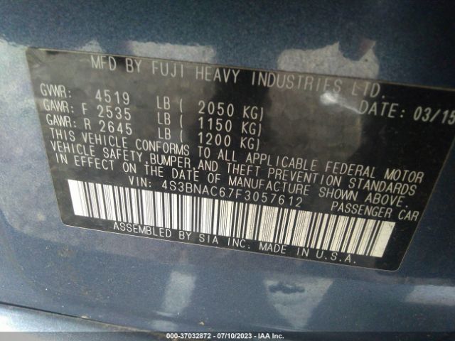 4S3BNAC67F3057612 Subaru Legacy 2.5i Premium